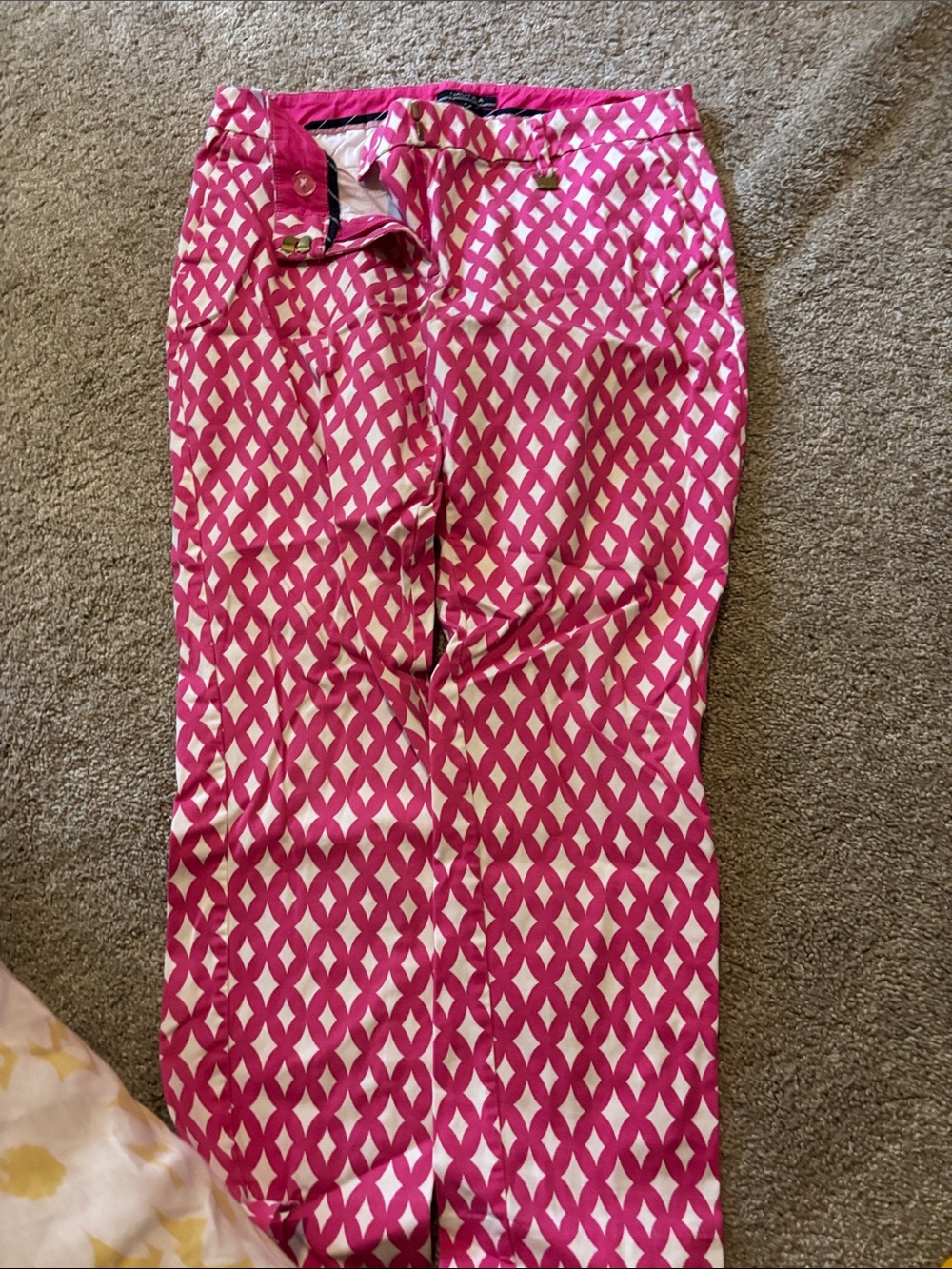 Nautica Pink & White Patterned Shorts